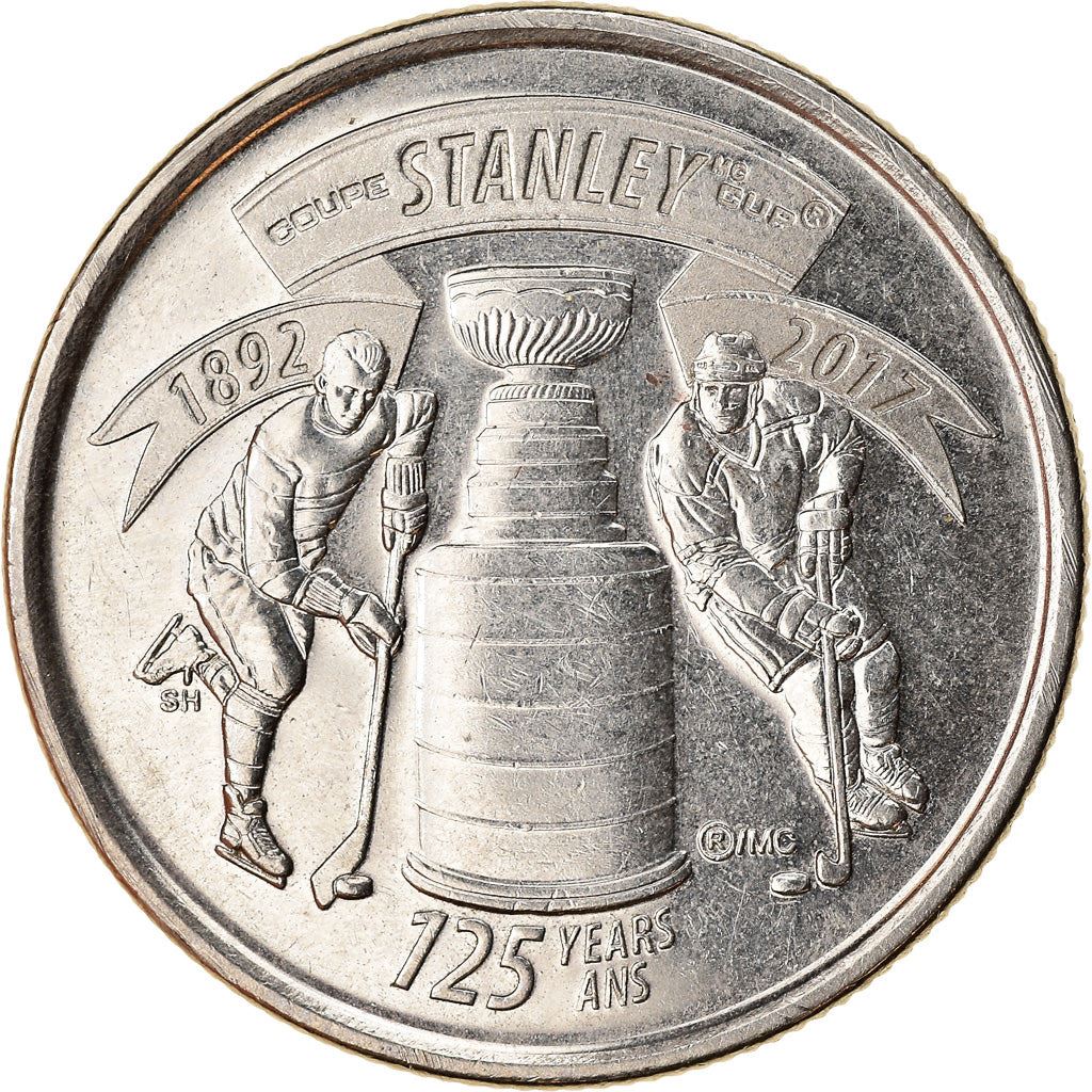 Canada | 25 Cents Coin | Stanley Cup | Km:2299 | 2017