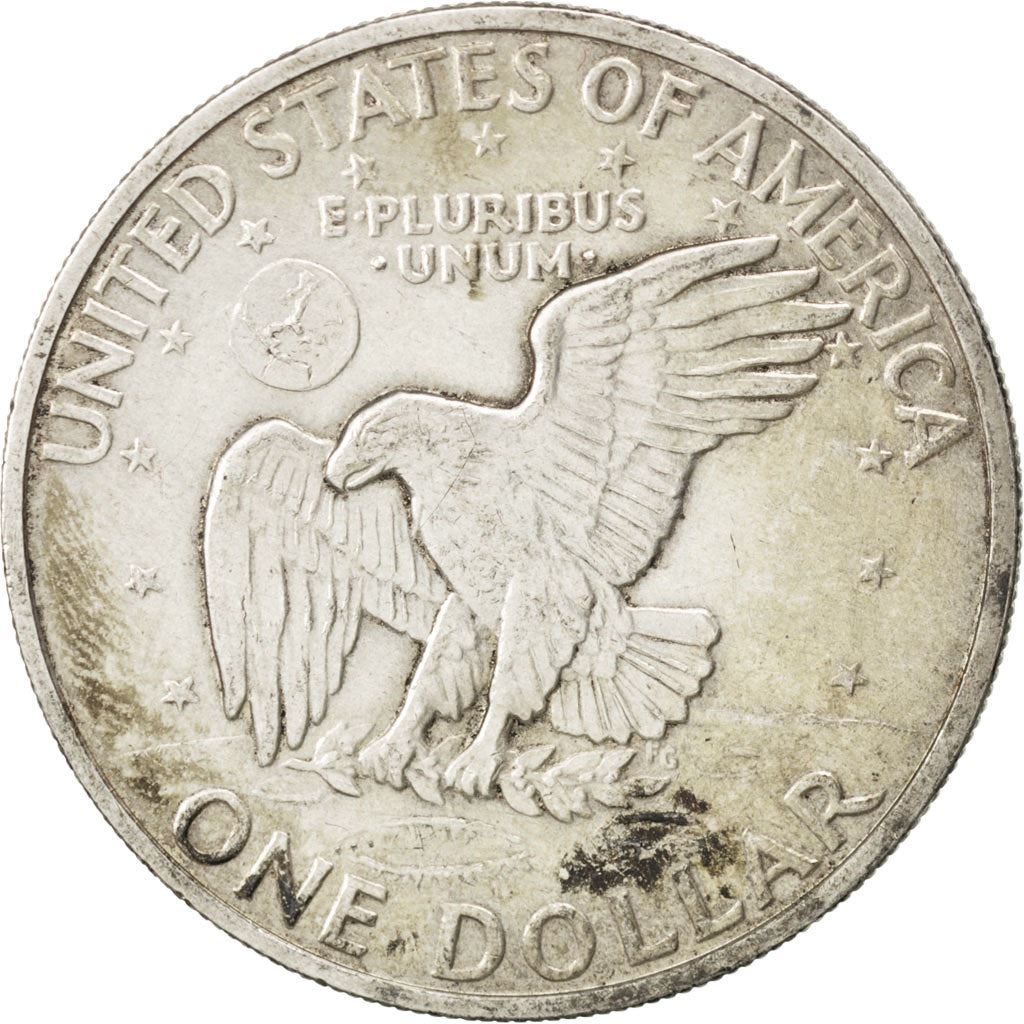 United States | 1 Dollar Coin | Apollo 11 Insignia | Copper-nickel clad copper | KM:203 | 1971-1978