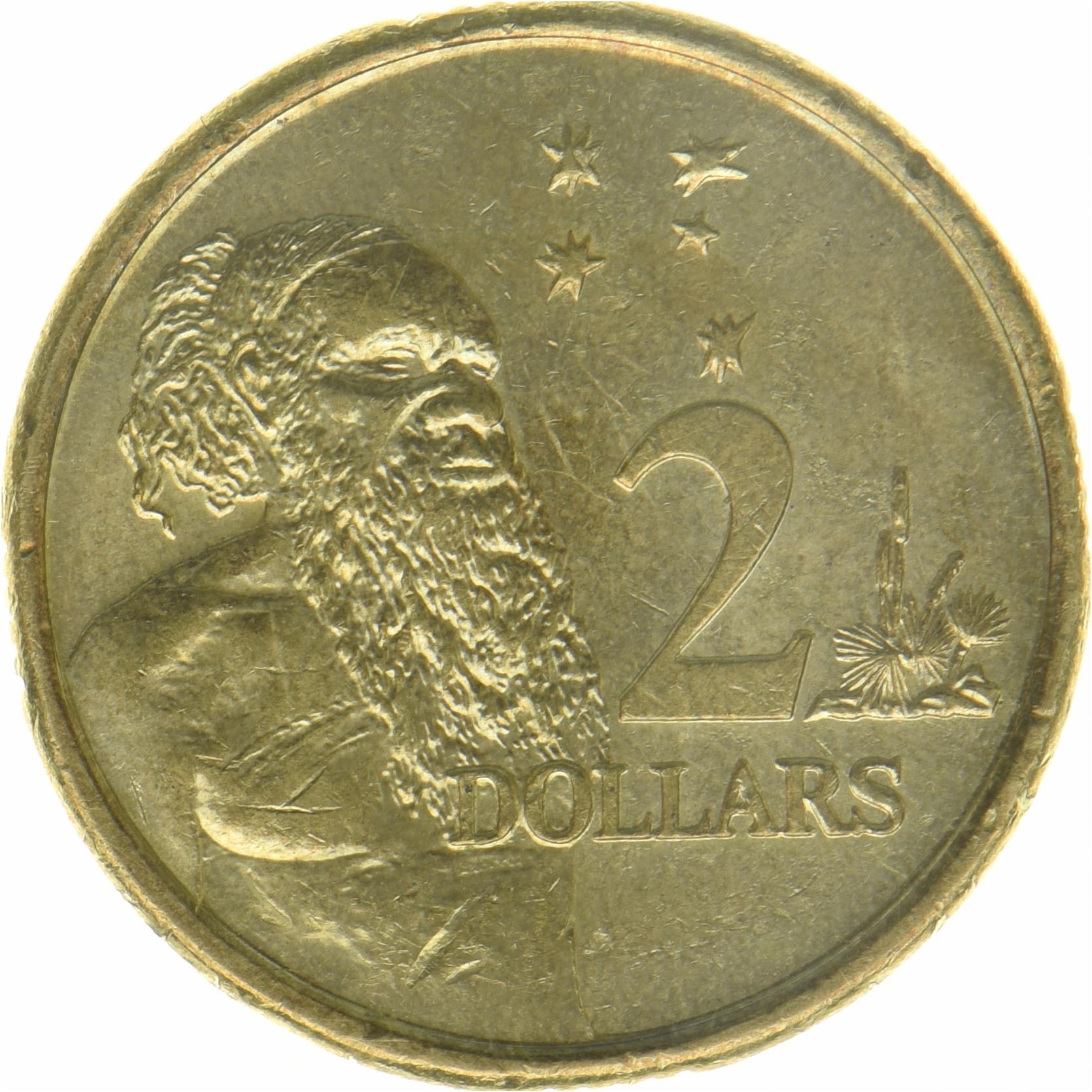 Australia | 2 Dollars Coin | Aboriginal Elder | KM:3729 | 2019 - 2023