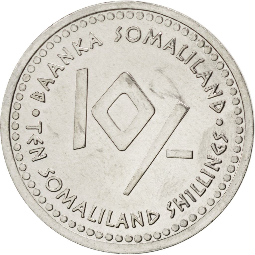 Somaliland | 10-Schilling-Münze | Widder | Edelstahl | KM:9 | 2006