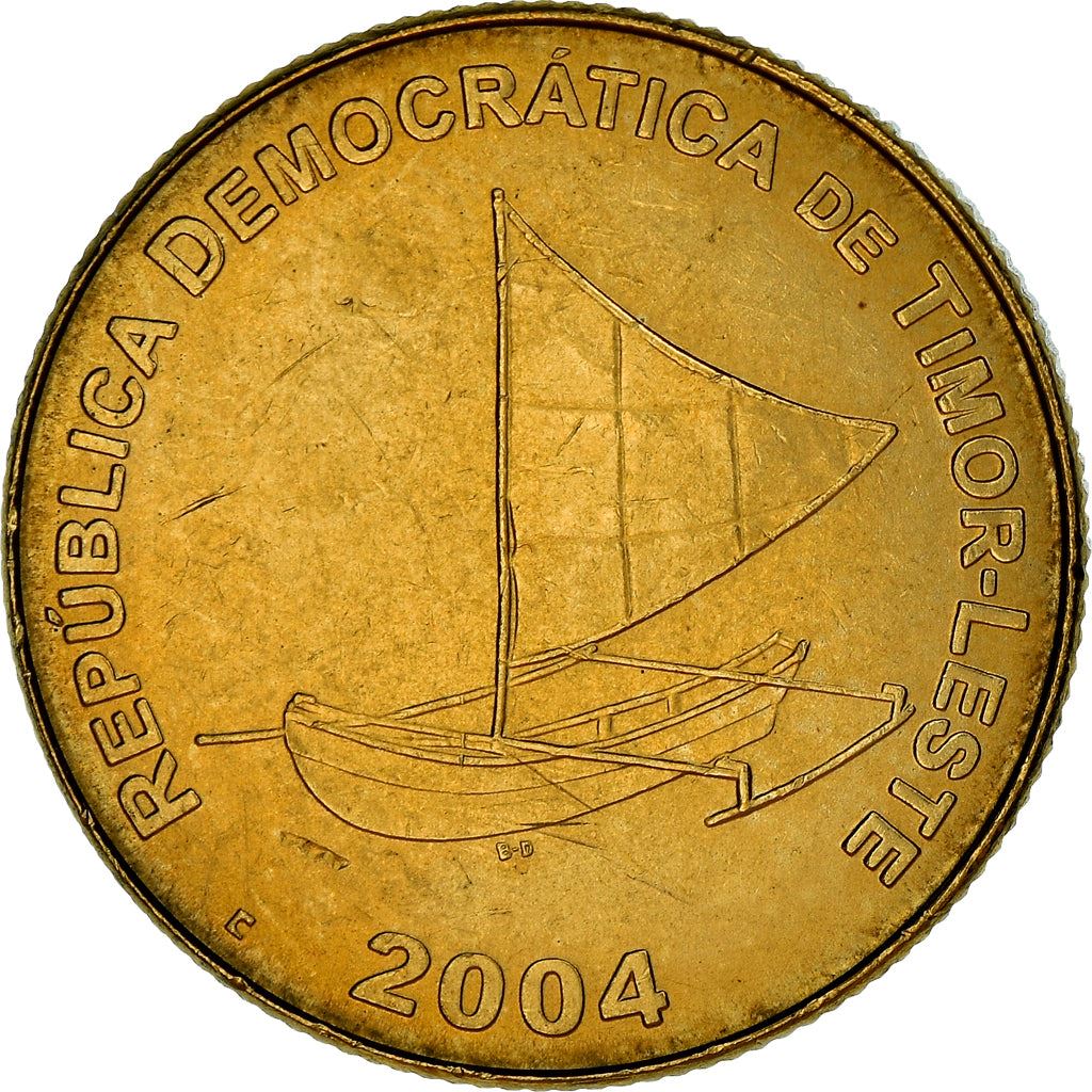 Timor-Leste | 25 Centavos Coin | Traditional boat | Km:4 | 2003 - 2017