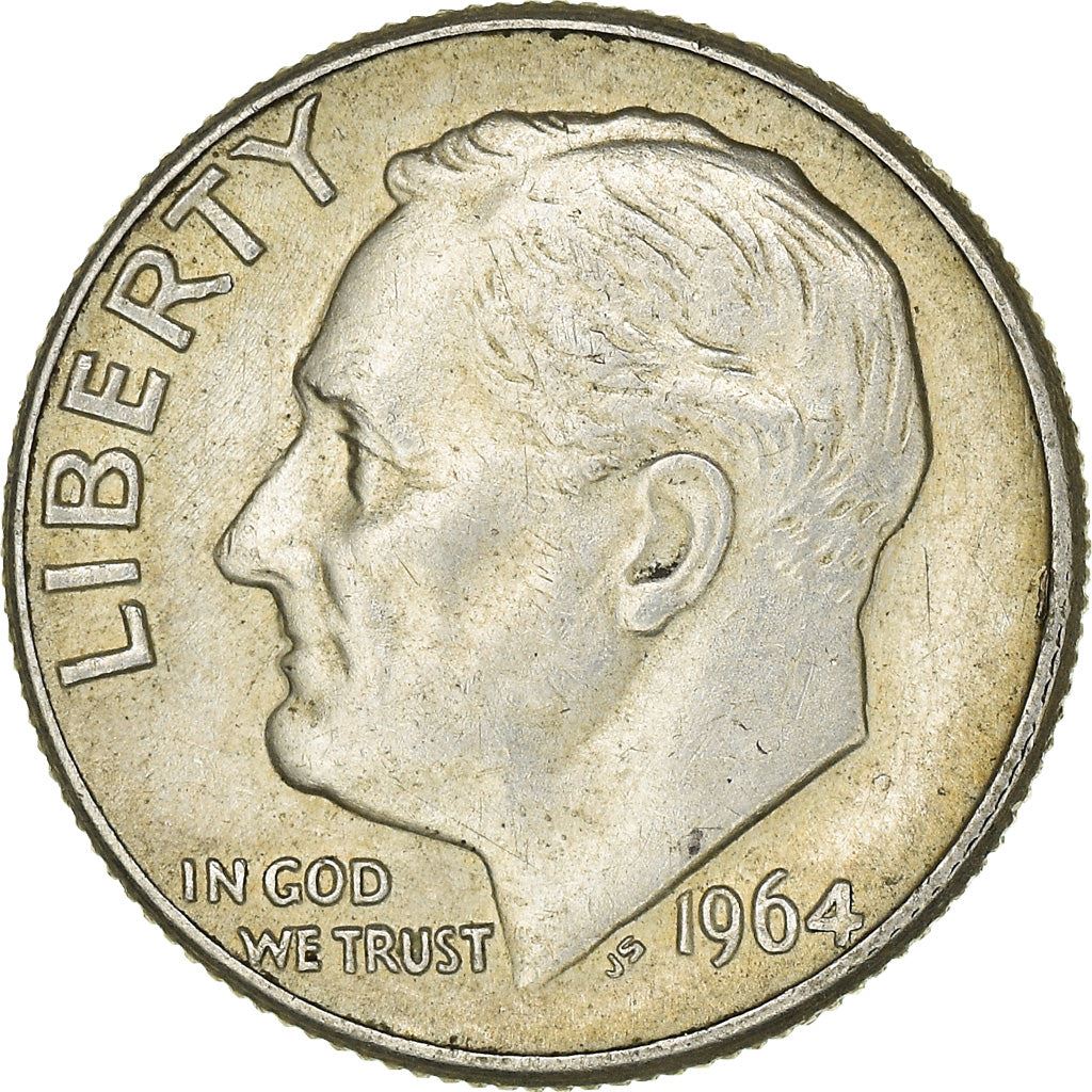 Vereinigte Staaten | 1 Dime Münze | Franklin D. Roosevelt | KM:195 | 1946 - 1964