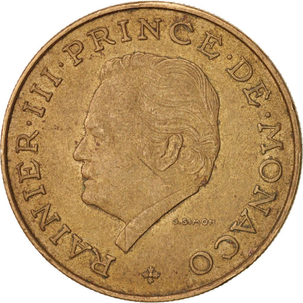Monaco | 10 Francs Coin | Rainier III | Km:154 | 1975 - 1982