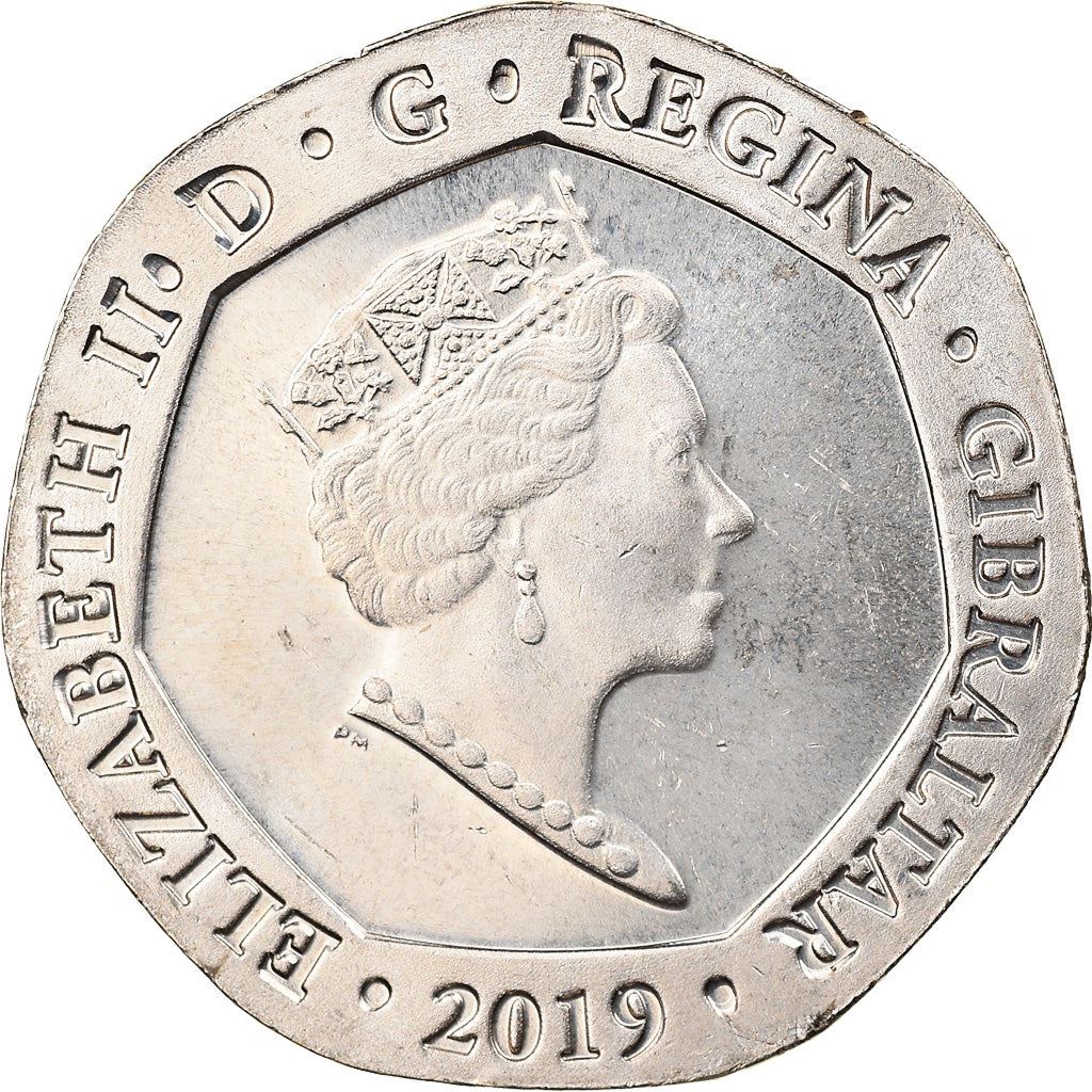 Gibraltar | 20 Pence Coin | Island Games | Km:1651 | 2019