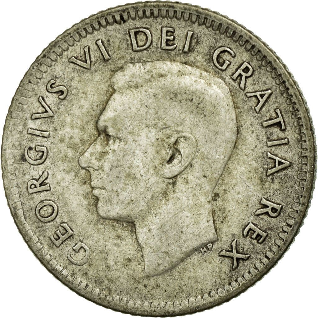 Canada | 10 Cents Coin | Silver | KM:43 | 1948-1952
