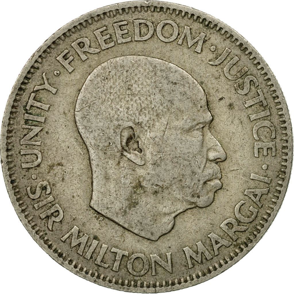 Sierra Leone | 20 Cents Coin | Sir Milton Margai | Lion | KM20 | 1964