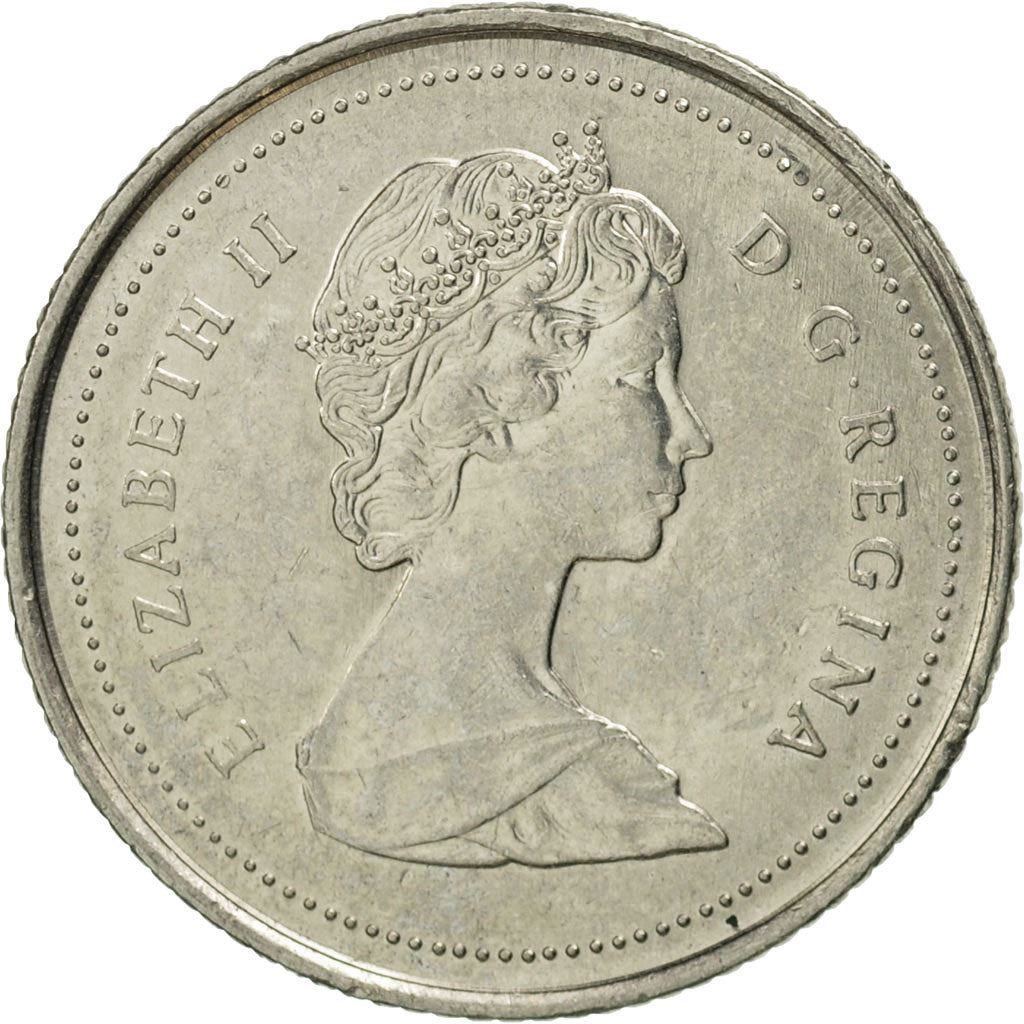Canada | 10 Cents Coin | Nickel | 2nd portrait | KM:77 | 1969-1989