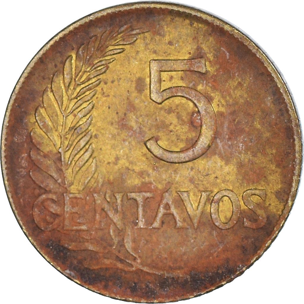 Peru | 5 Centavos Coin | Ceres | Km:223 | 1945 - 1965