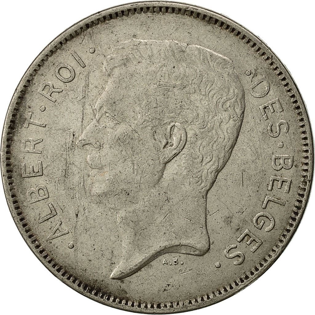 Belgium | 4 Belga / 20 Francs Coin | King Albert I | Km:101 | 1931 - 1932