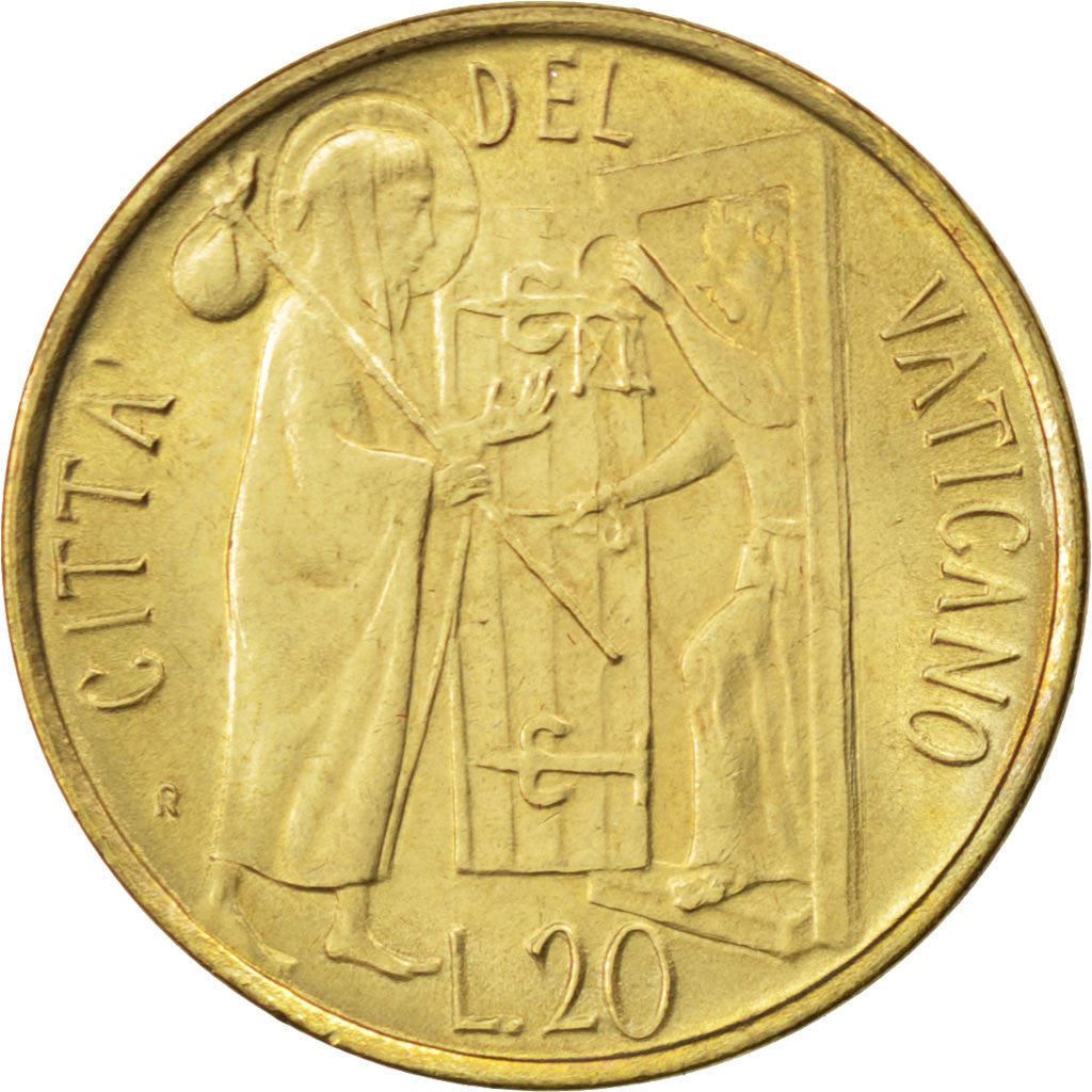 Vatican City | 20 Lire Coin | Hospitality | Km:156 | 1981