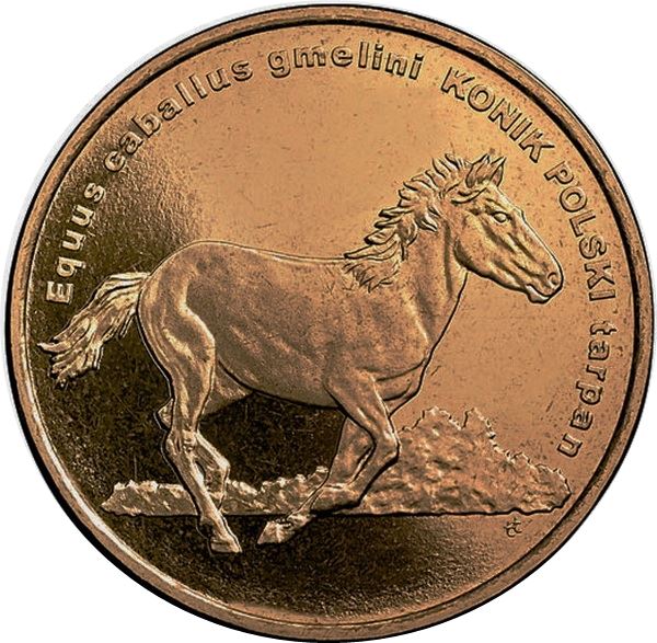 Poland | 2 Z?ote | Equus caballus gmelini | Horse | KM896 | 2014