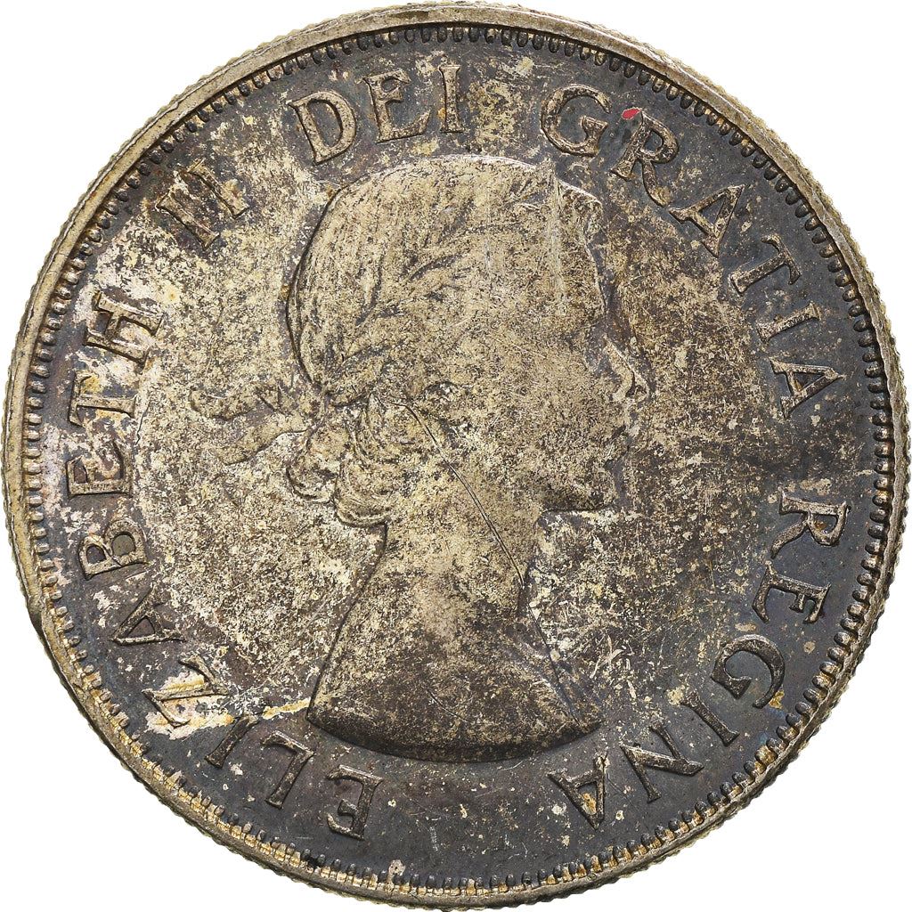 Canada 50 Cents Coin | Queen Elizabeth II | KM53 | 1953 - 1958