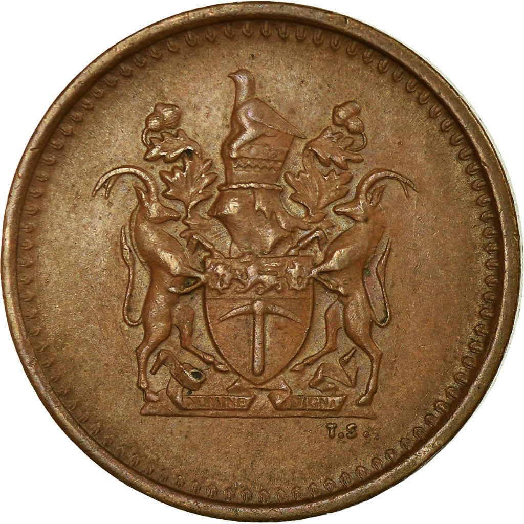 Rhodesia | 1 Cent Coin | Antelopes | Km:10 | 1970 - 1977
