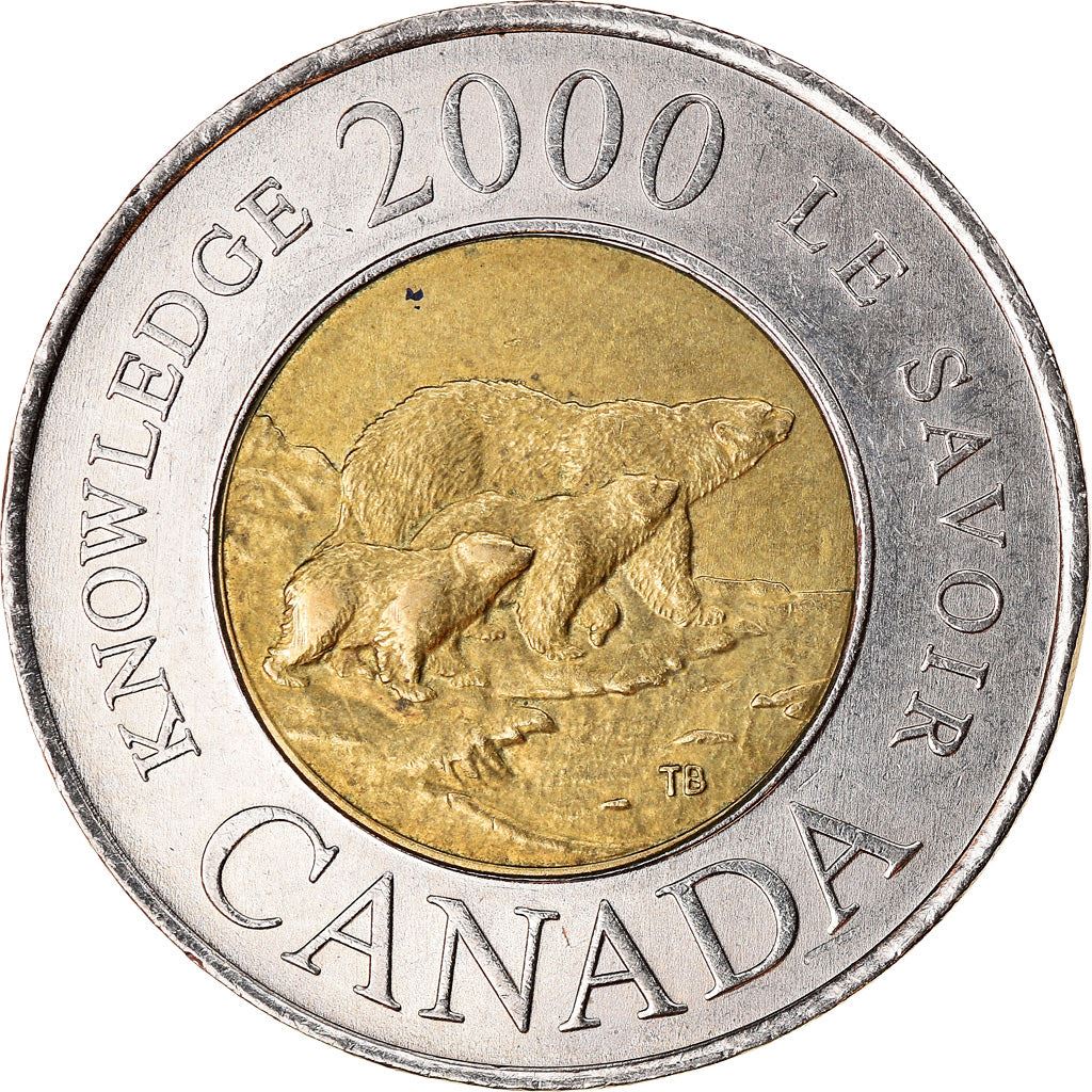 Canada | 2 Dollars Mønt | Viden | Bimetalisk | KM:399 | 2000