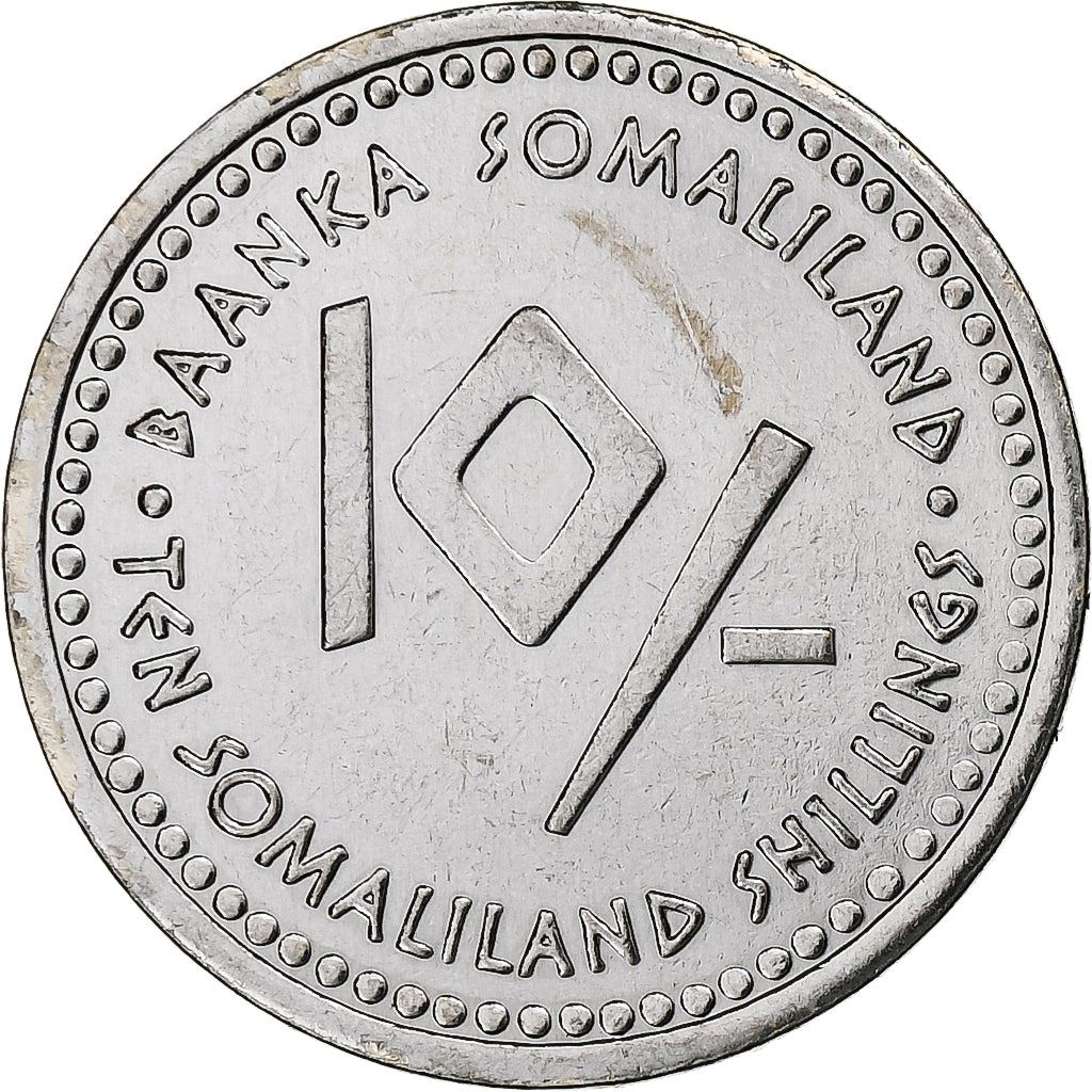 Somaliland | 10 shilling-mønt | Skytten | Rustfrit stål | KM:17 | 2006