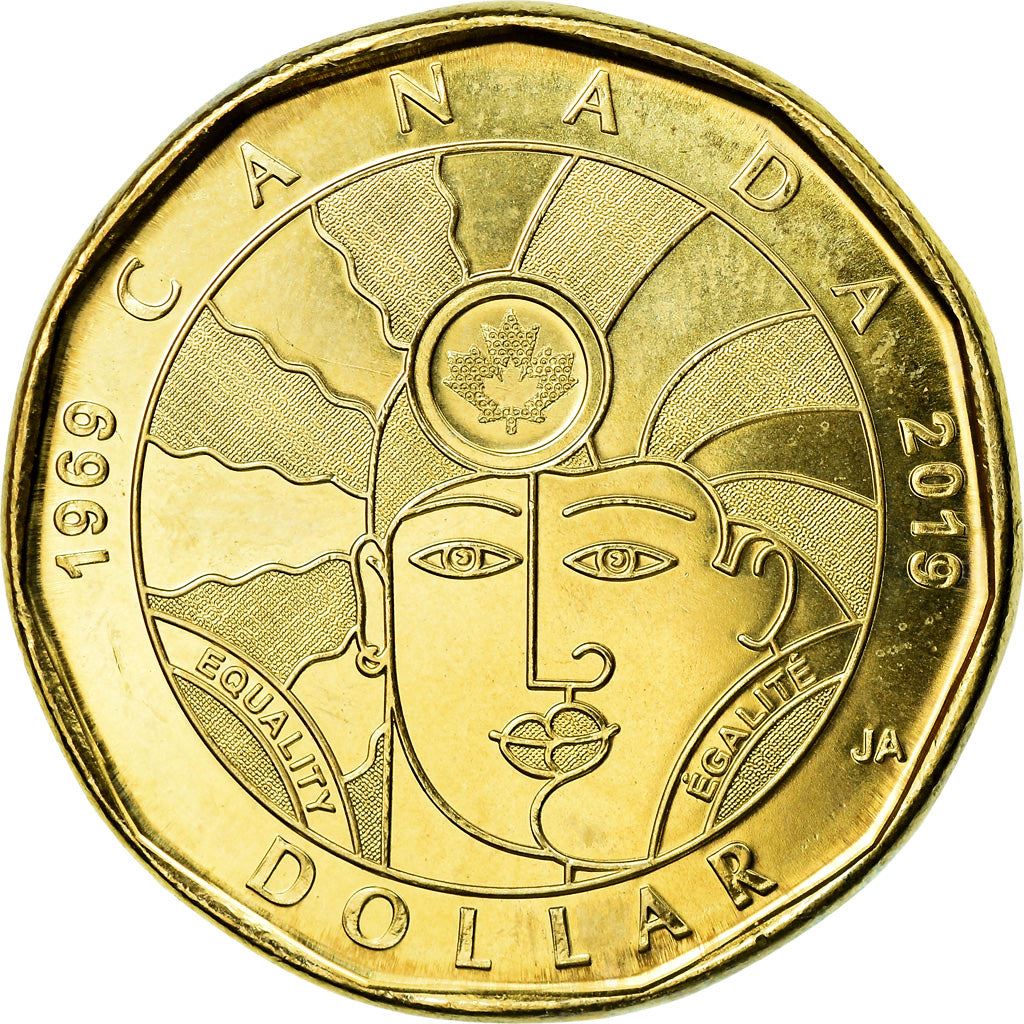 Canada | 1 Dollar Coin | Equality | Brass plated steel | KM:2757 | 2019