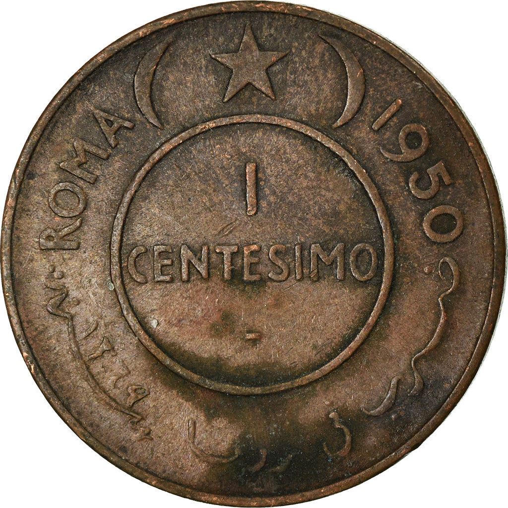 Somalia | 1 Centesimo Coin | Elephant | Km:1 | 1950