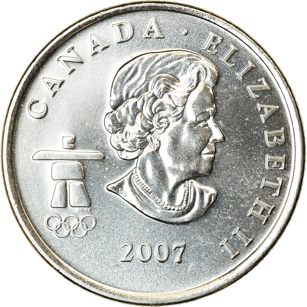 Canada | 25 Cents Coin | Nickel plated steel | Curling | KM:682 | 2007