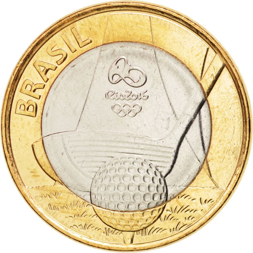 Brazil | 1 Real Coin | Golf | KM:690 | 2014