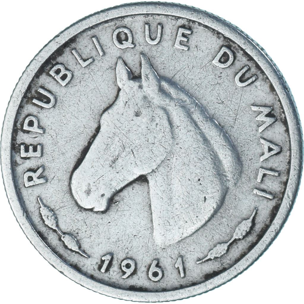 Mali | 10 Francs Maliens Coin | Horse | Km:3 | 1961