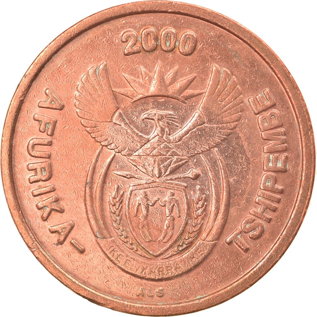 South Africa 2 Cents Coin | Venda Legend - AFURIKA-TSHIPEMBE | KM222 | 2000 - 2001