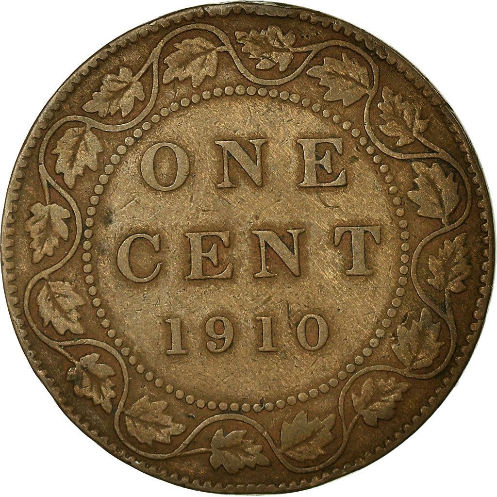 Canada | 1 Cent Coin | Bronze | Crown | Wreath | KM:8 | 1902-1910