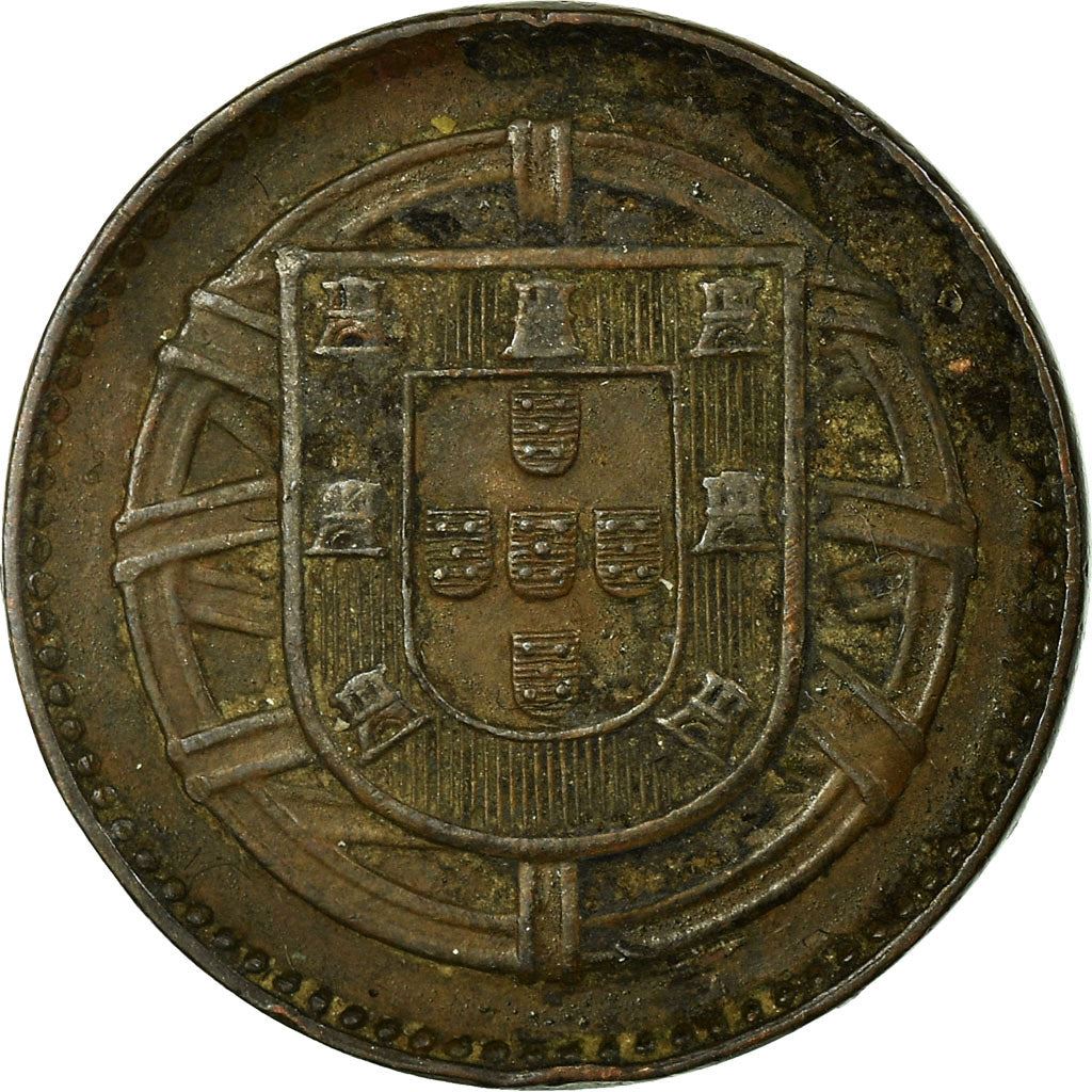 Portugal | 1 Centavo Münze | Bronze | Wappen | Armillarsphäre | Km:565 | 1917 - 1922