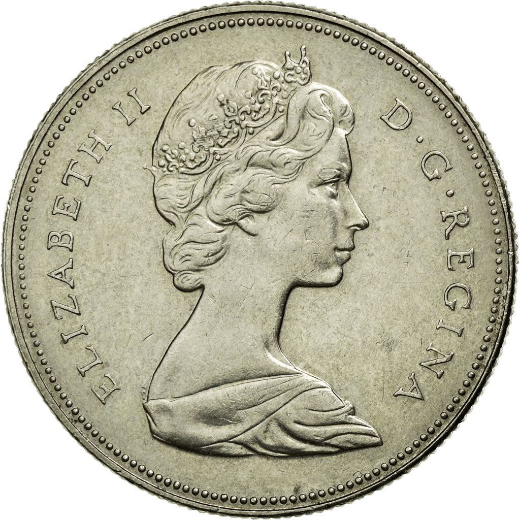 Canada | 50 Cents Coin | Nickel | 2nd portrait, Nickel | KM:75 | 1968-1989