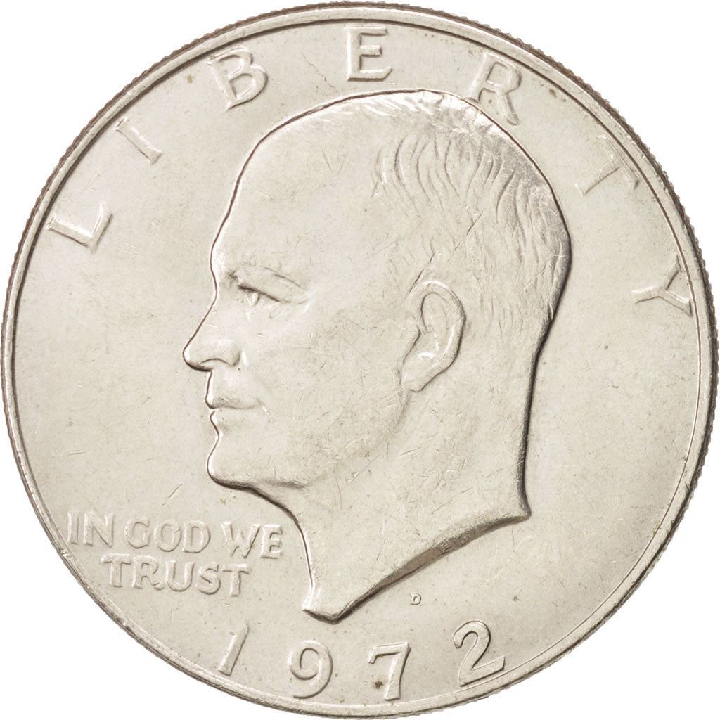 United States | 1 Dollar Coin | Apollo 11 Insignia | Copper-nickel clad copper | KM:203 | 1971-1978
