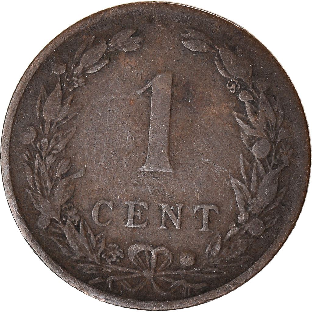 Niederlande | 1-Cent-Münze | Löwe | Km:130 | 1901