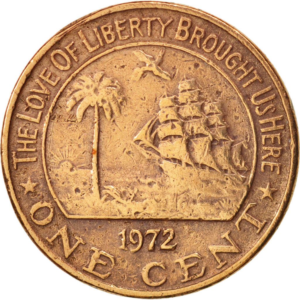 Liberia | 1 Cent Coin | Elephant | Km:13 | 1960 - 1990