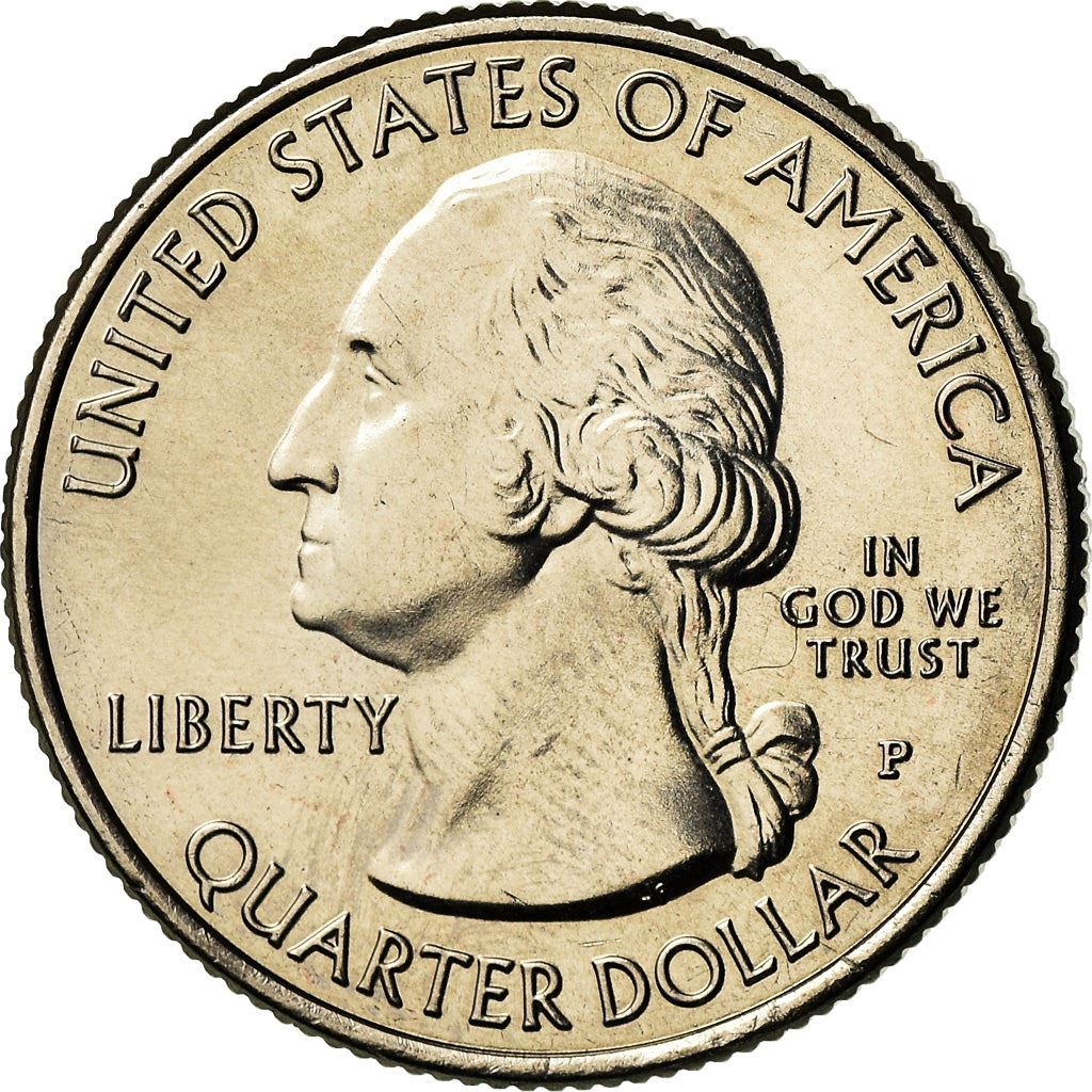 Estados Unidos | Moneda de 1/4 de dólar | Parque Histórico Nacional Saratoga | KM:601 | 2015
