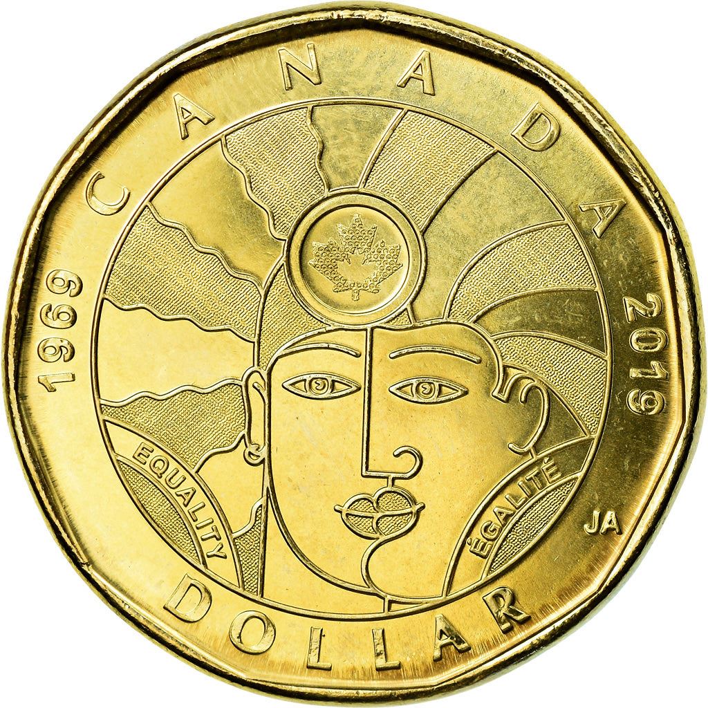 Canada | 1 Dollar Coin | Equality | Brass plated steel | KM:2757 | 2019