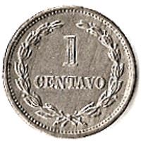 El Salvador 1 Centavo Coin | President Francisco Morazan | KM133 | 1940