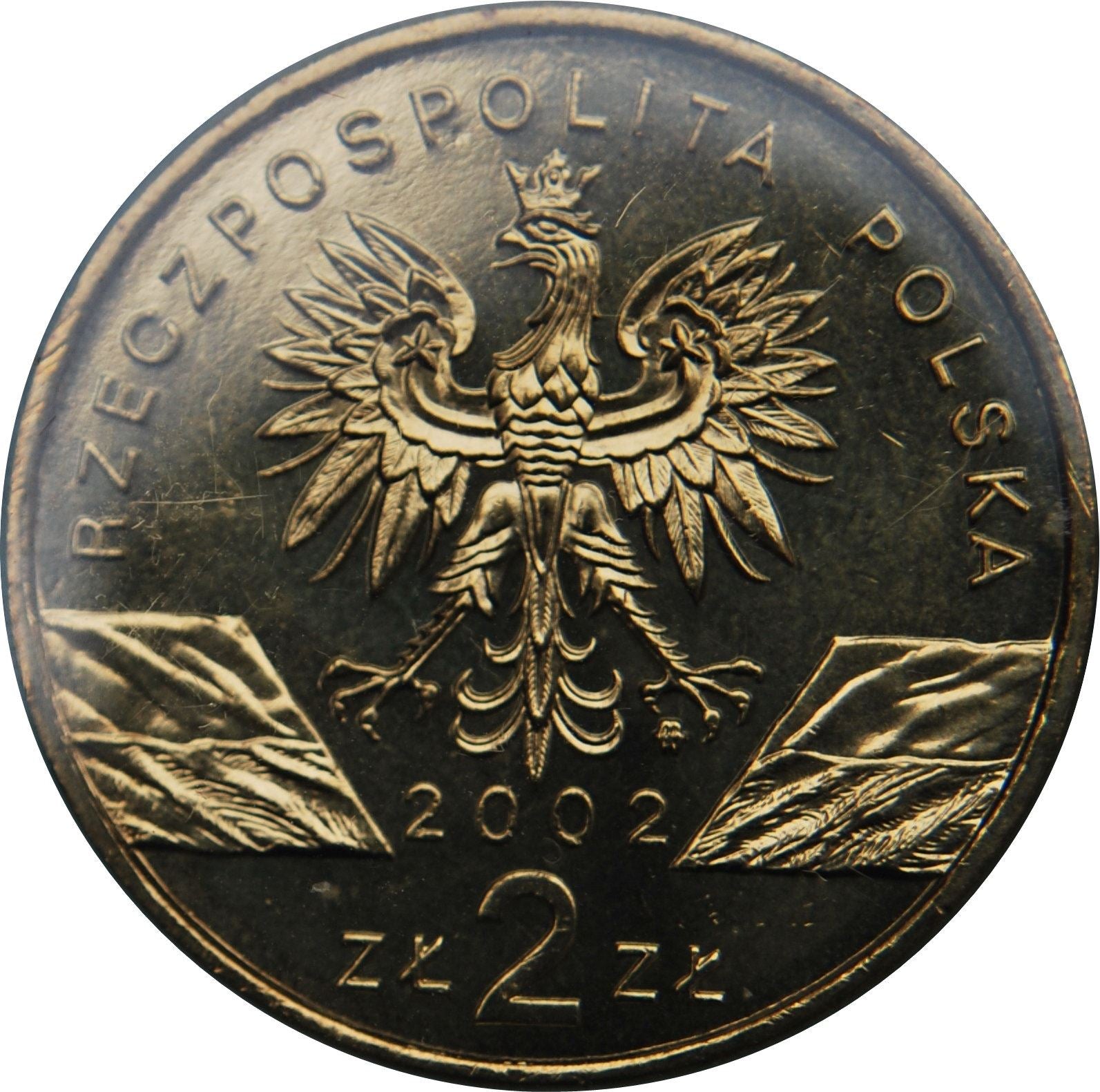 Poland | 2 Z?ote | Emys orbicularis | Turtle | lake | KM427 | 2002