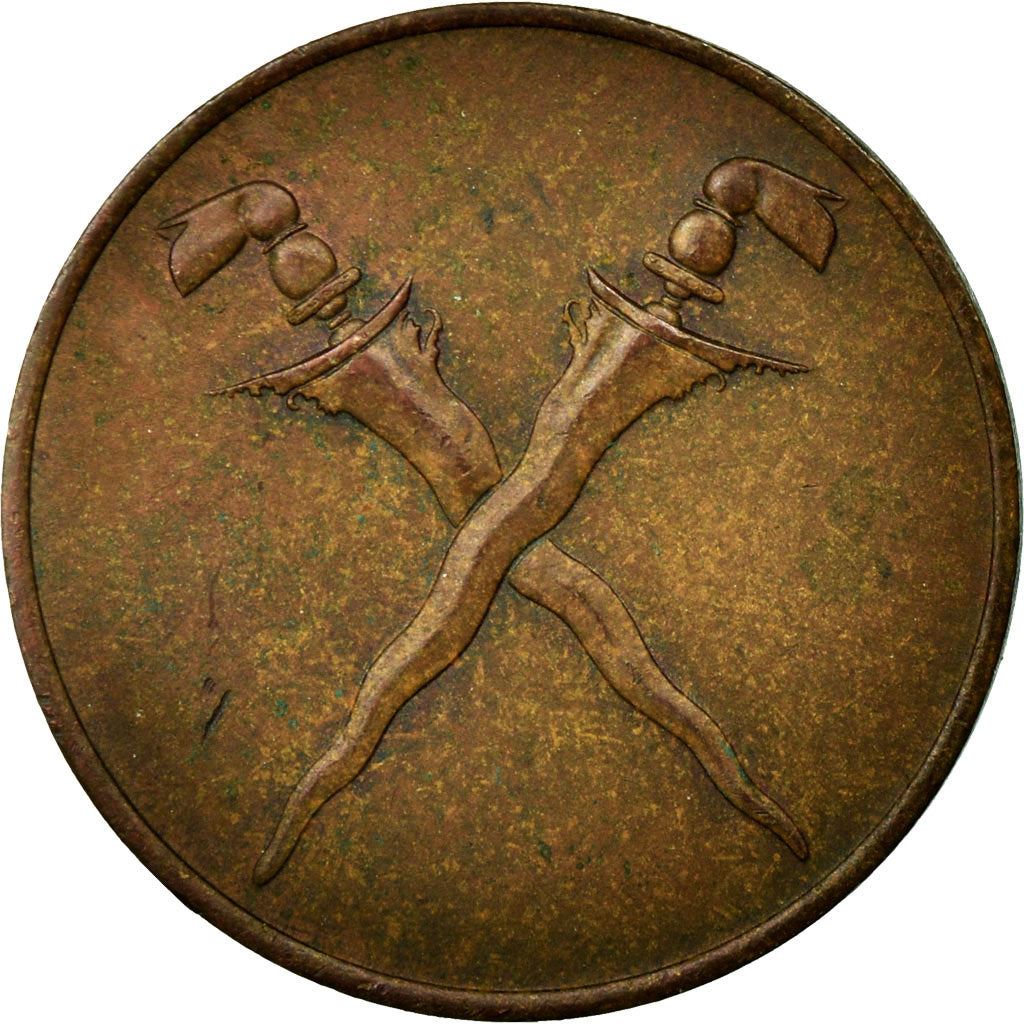Malaya and British Borneo | 1 Cent Coin | Kris Swords | Km:6 | 1962
