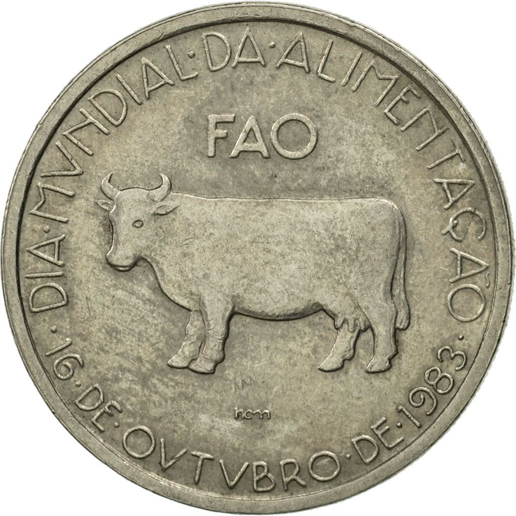 Portugal | 5 Escudos Coin | FAO | Km:618 | 1983