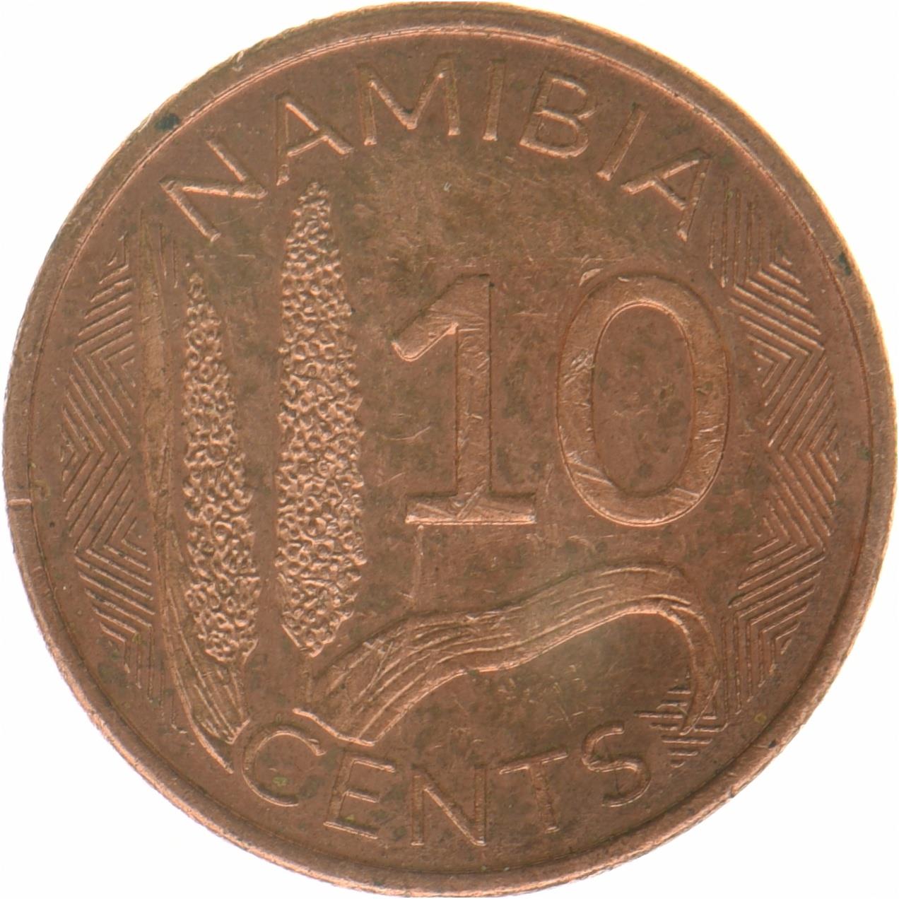 Namibia | 10 Cents Coin | Pearl millet | 2025