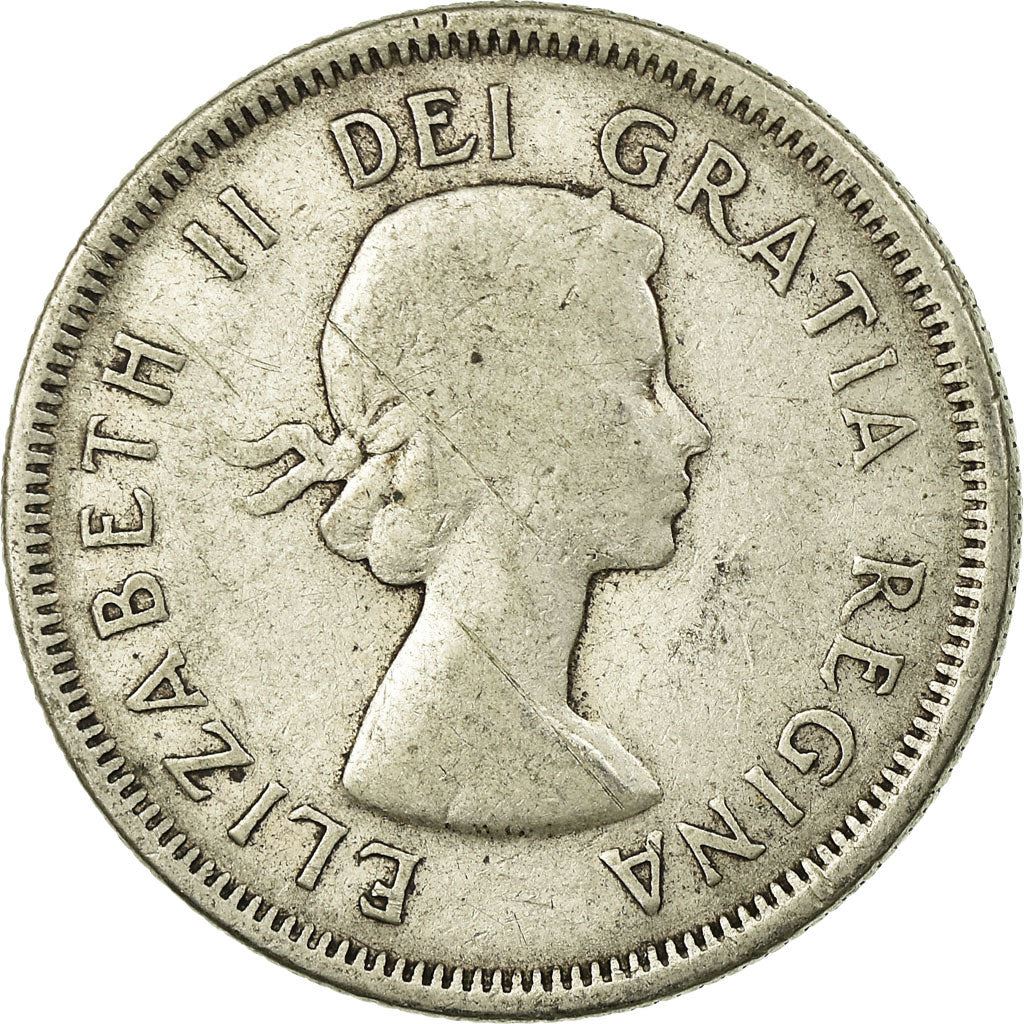 Canada | 25 Cents Coin | Silver | 1st portrait | KM:52 | 1953-1964