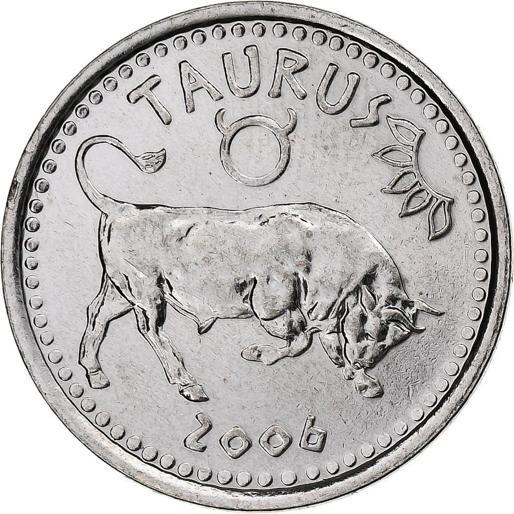 Somaliland | 10-Schilling-Münze | Stier | Edelstahl | KM:10 | 2006