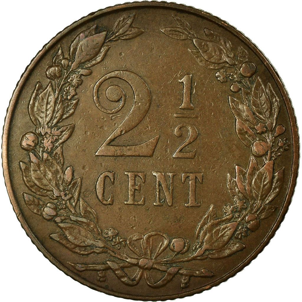 Netherlands | 2½ Cents Coin | A Lion | Bronze | KM:134 | 1903-1906
