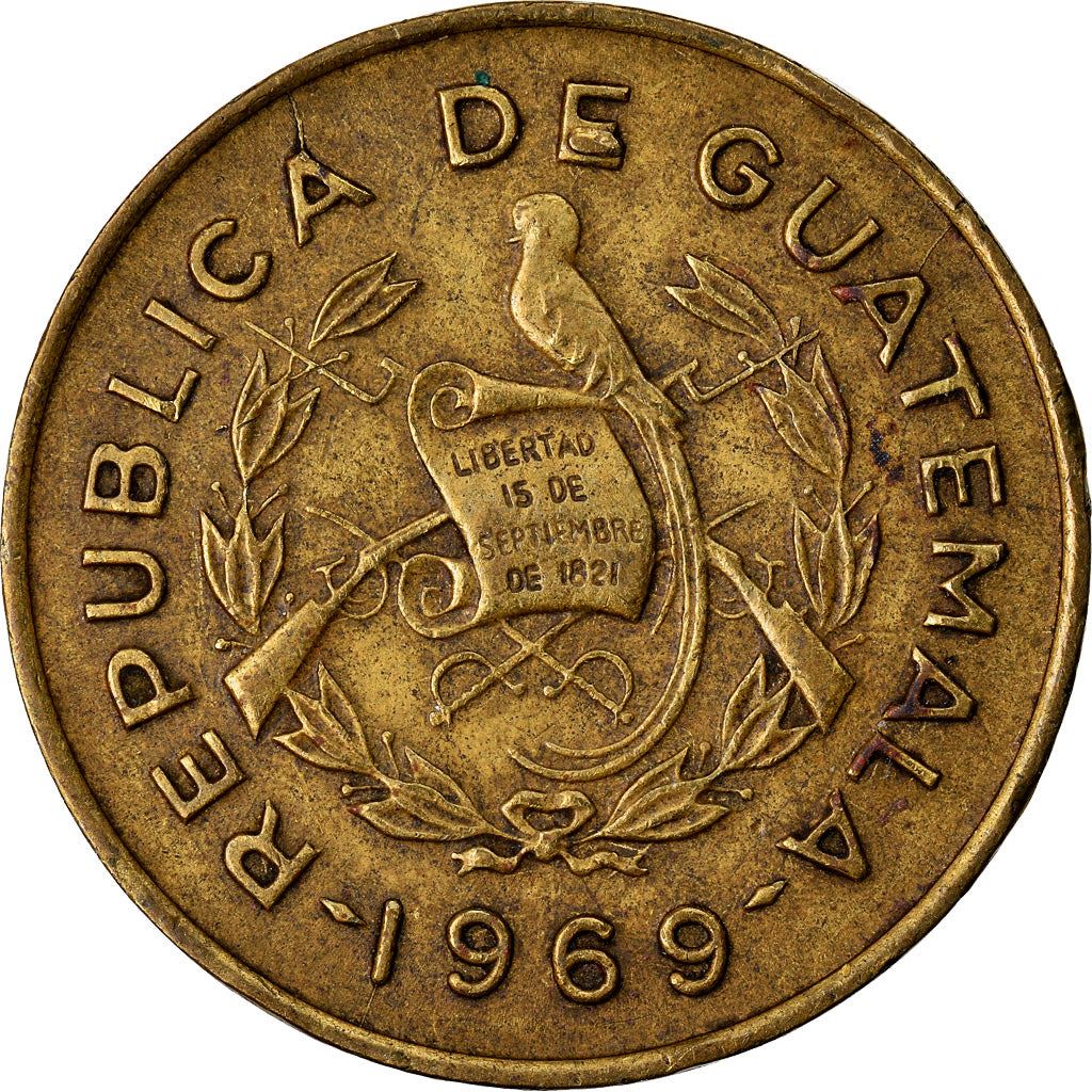 Guatemala | 1 Centavo Coin | Fray Bartolomé | Km:265 | 1965 - 1970