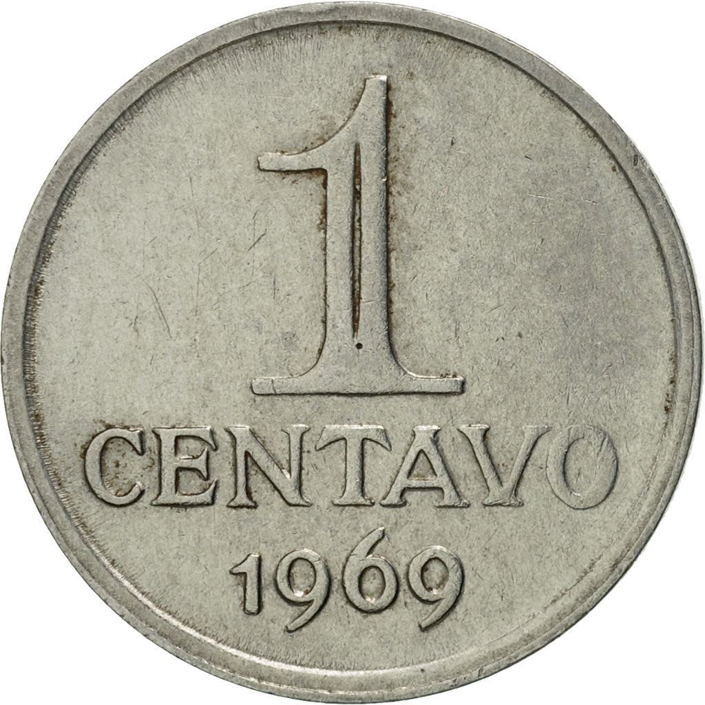 Brazil | 1 Centavo Coin | Effigy | Km:575.1 | 1969 - 1975