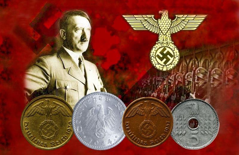 Nazi | Third Reich | Hitler | Swastika | Coins