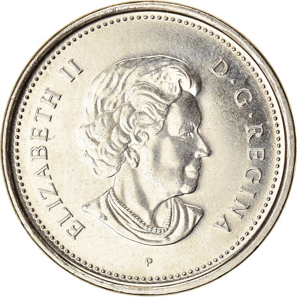 Canada | 5 Cents Coin | Copper-nickel | 4th portrait | KM:491b | 2006