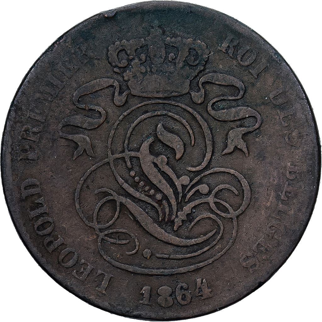 Belgien | 2-Centimes-Münze | Leopold I. | Kupfer | KM: 4.1–4.4 | 1833–1865