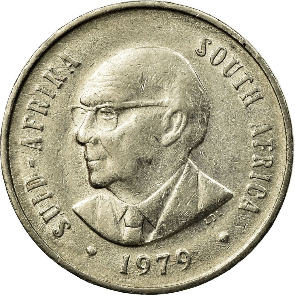 South Africa | 20 Cents Coin | Nicolaas J. Diederichs | KM102 | 1979