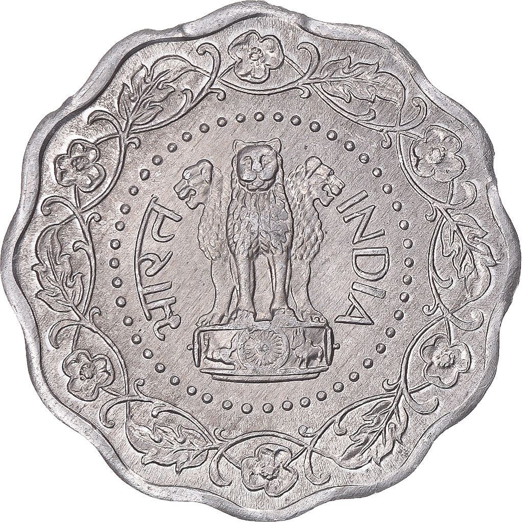 India 10 Paise Coin 1971 - 1982 KM:27
