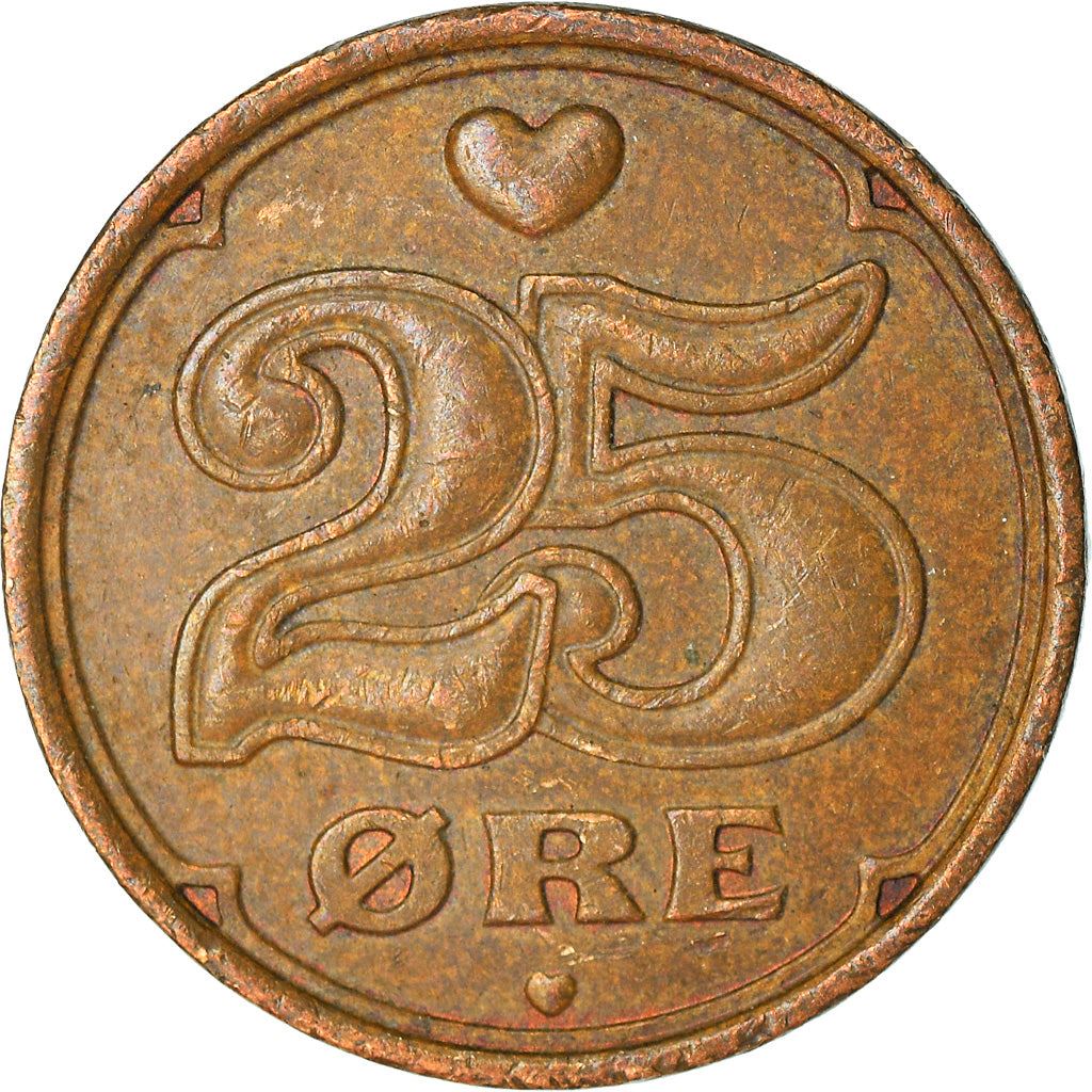 デンマーク | 25オーレ硬貨 | クラウン | Km:868 | 1990 - 2008