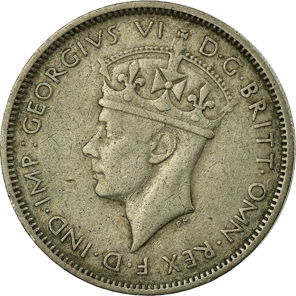 British West Africa | 3 Pence Coin | George VI | Wreath | Km:21 | 1938 - 1947